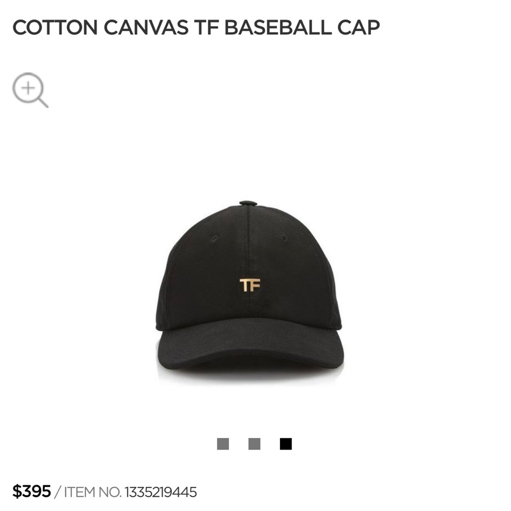 Tom Ford baseball hat